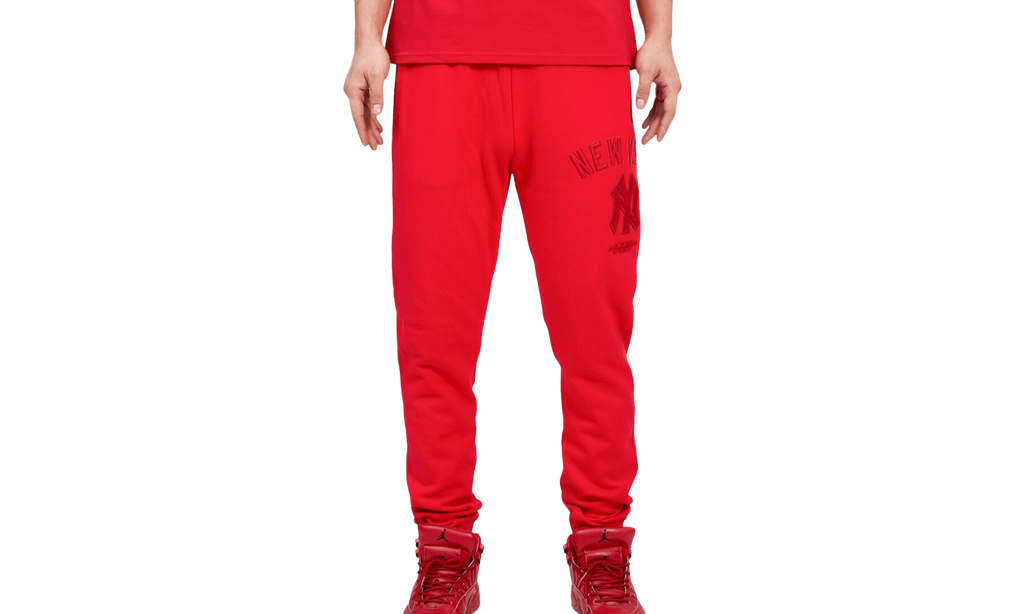 New York Yankees Triple Red Sweatpants "RED" LNY434687 3RD