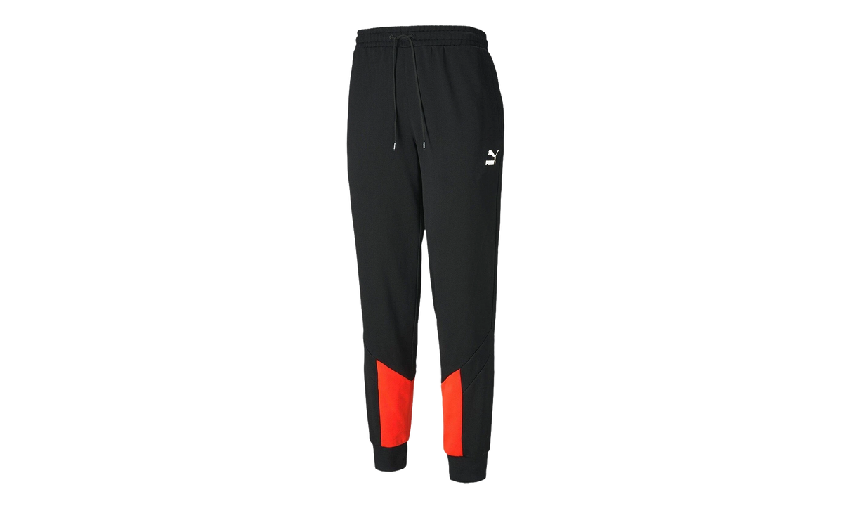 Iconic MCS Track Pants "Puma Black / Lava Blast" 596445 51