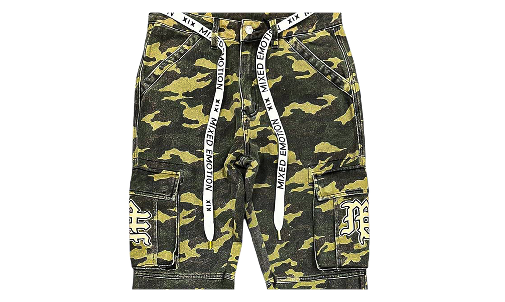 ME' Cargo Pants "Camo" MIXE050