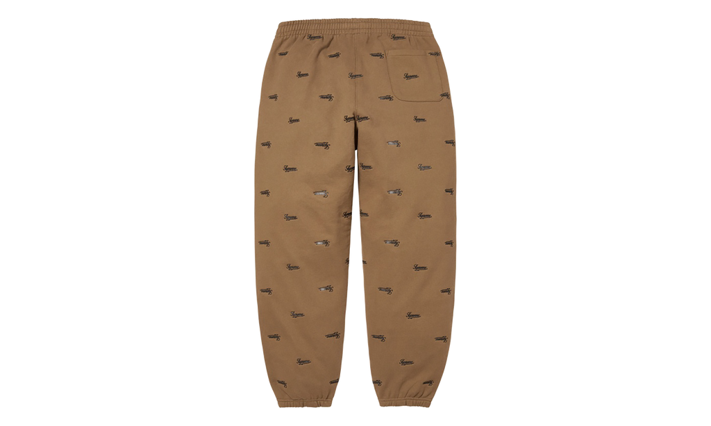 Repeat Script Sweatpants "FW25 - Dark Khaki" SU27082