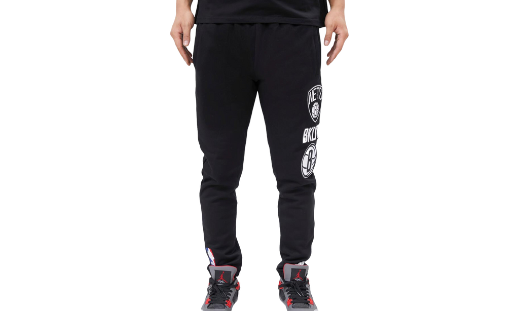 Brooklyn Nets Retro Classic /Gray Sweatpants "Black" BBN456017 BGY