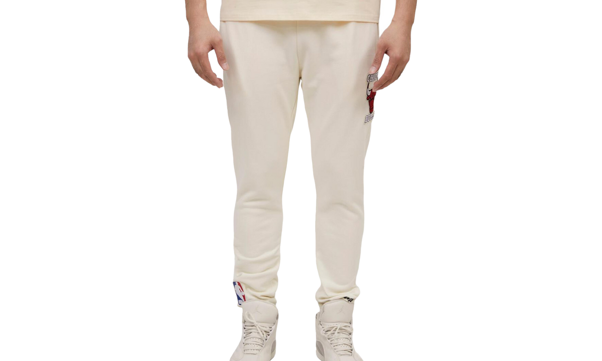 Chicago Bulls Retro Classic Eggshell Sweatpants "RED" BCB456014 ERD