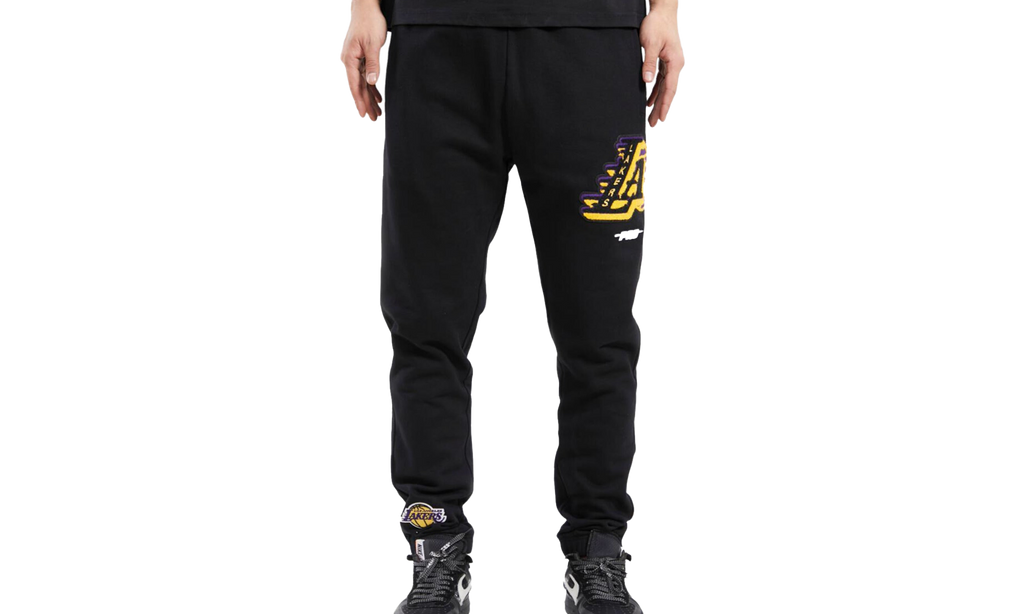 NBA Los Angeles Lakers Mash Up Logo Sweatpants "Black" BLL454290 BLK