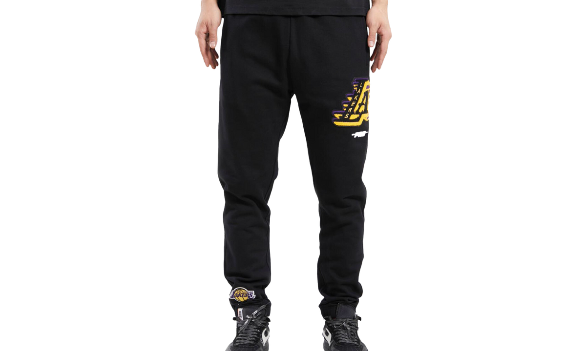 NBA Los Angeles Lakers Mash Up Logo Sweatpants "Black" BLL454290 BLK
