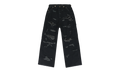 DISTRESSED PATCH WORK SWEATPANTS "Black" PGR XJNS 0001