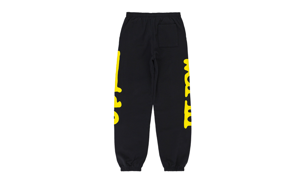 Sp5der Beluga Sweatpants "Onyx/Yellow" M01SS002BGBY