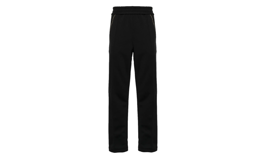 Monogram Stud Track Pants "Black/Silver" PMCJ029R24FAB0011072