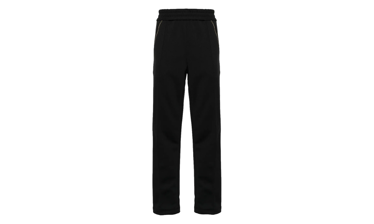 Monogram Stud Track Pants "Black/Silver" PMCJ029R24FAB0011072