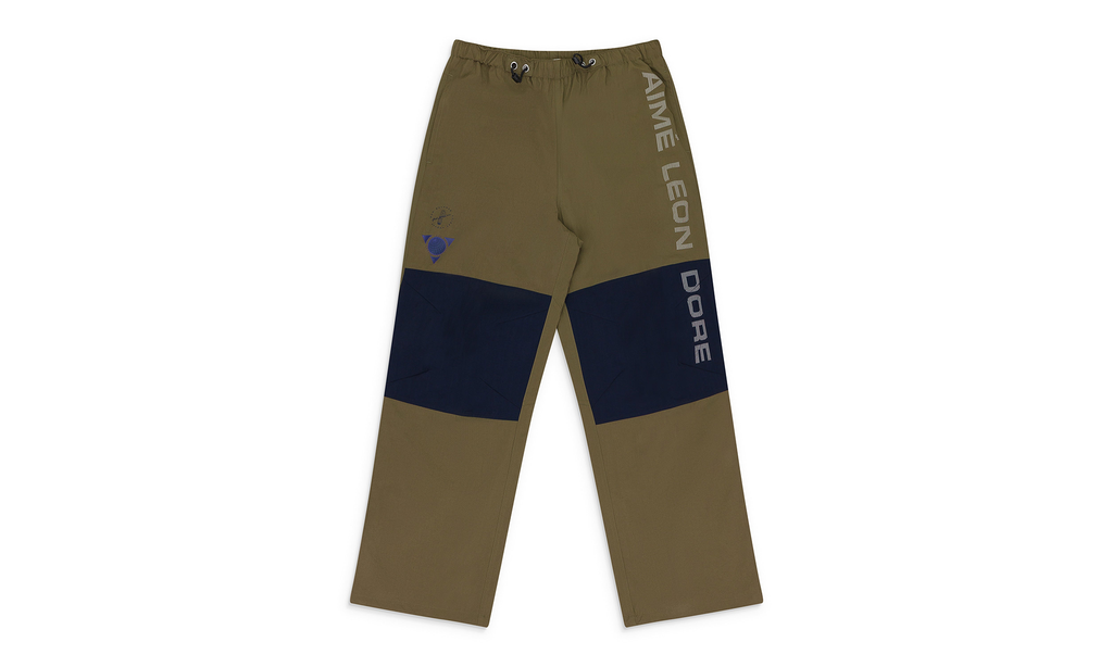 NEW BALANCE SHELL PANTS "NAVY/BROWN" NB23WP001 NAVY BROWN