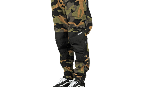 1995 Retro Denali Pants "Burnt Olive Green Waxed Camo Print" NF0A3XCGFQ9