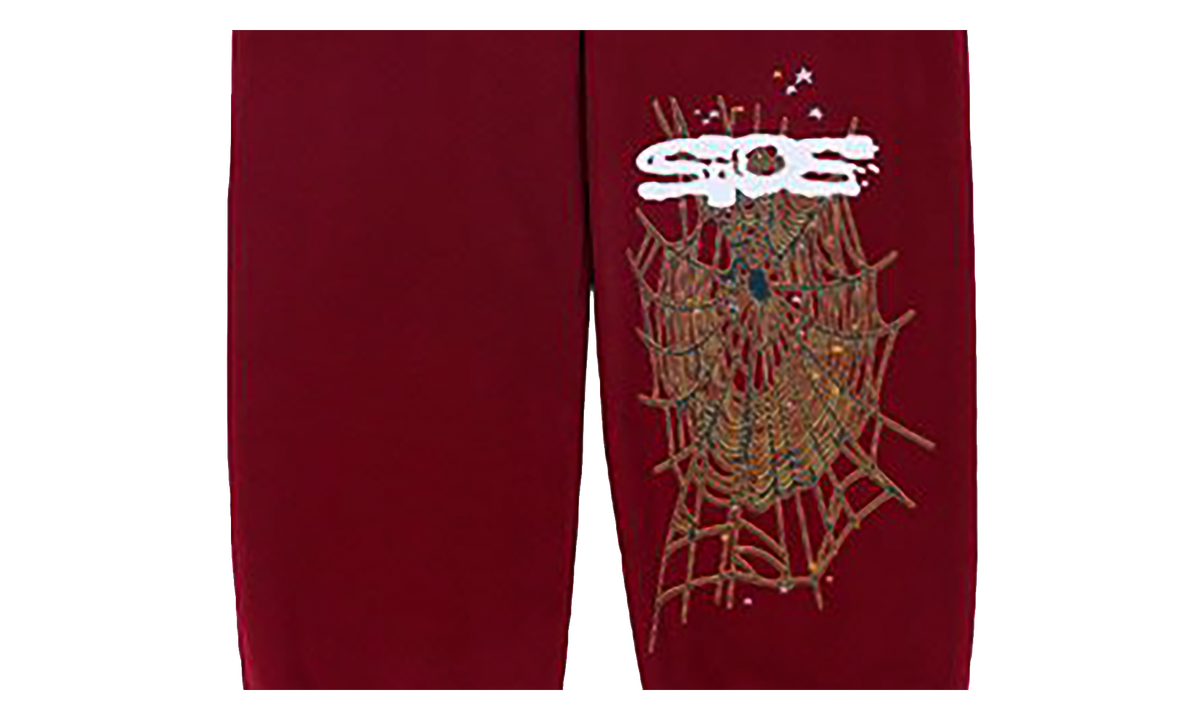 SP5DER Sweatpants "Maroon" SP5 21MARS
