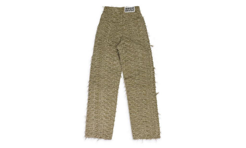 HUSK WIDE LEG PANTS "TAN" 1120750022SS24