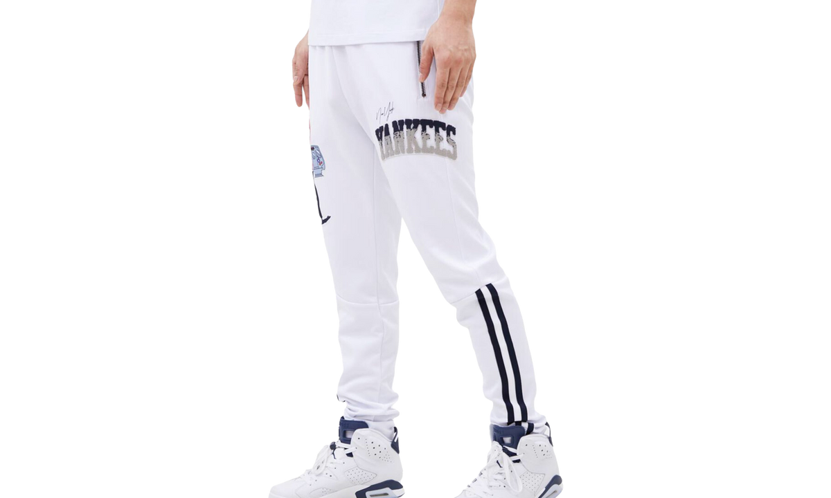 New York Yankees Home Town White Track Pants "White" LNY433564 WHT