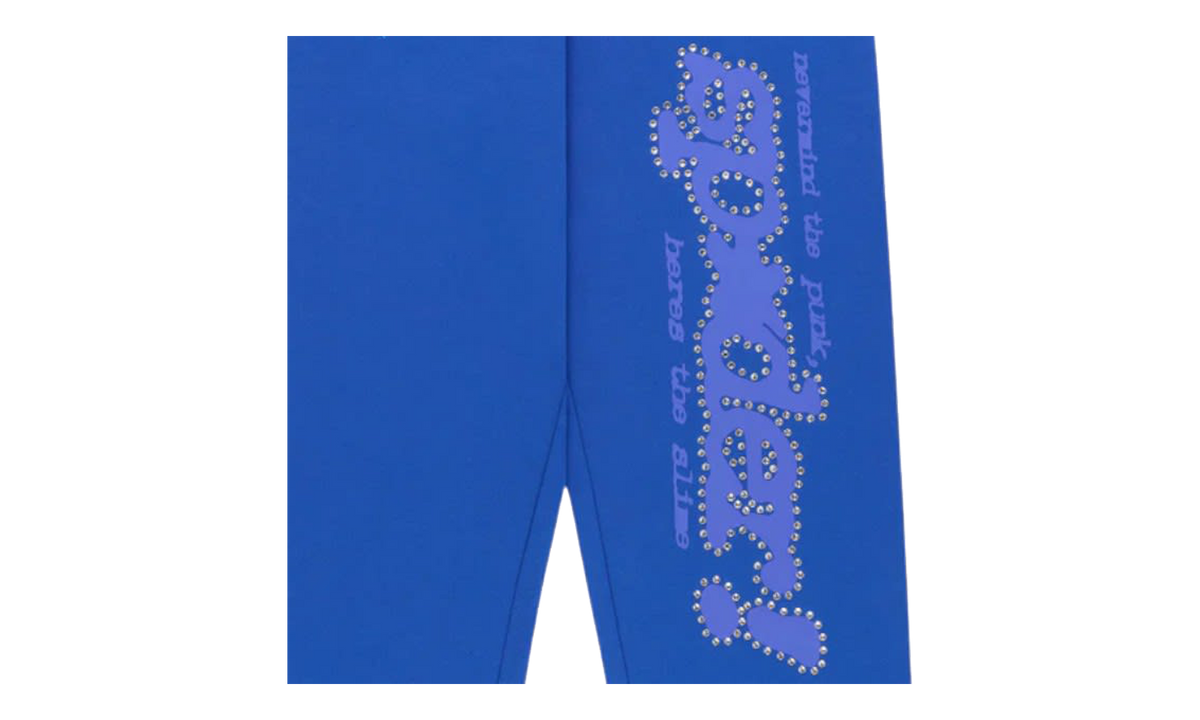 Rhinestone Punk V2 Sweatpants "Blue" SP5der407