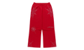 Rhinestone Web Sweatpants "Red" SP5der499