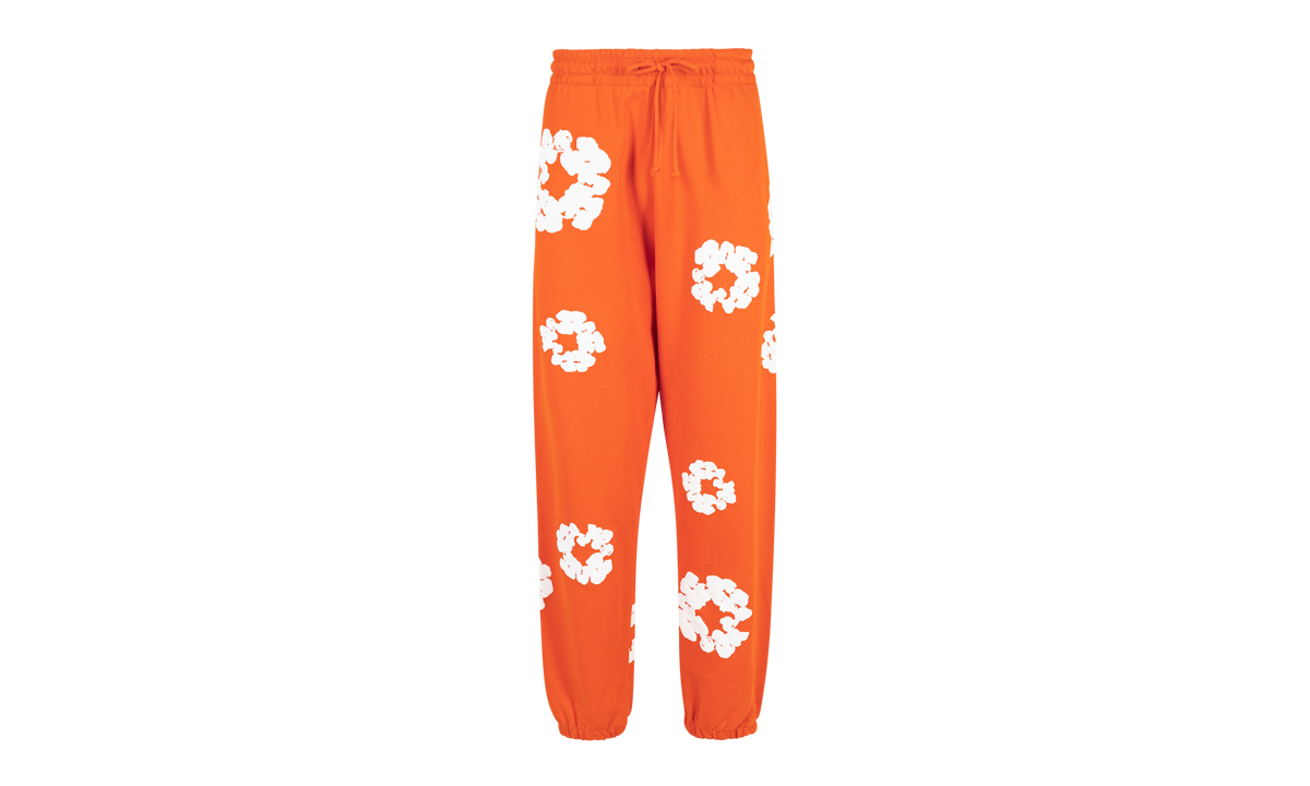 The Cotton Wreath Sweatpants Orange "orange" DT035