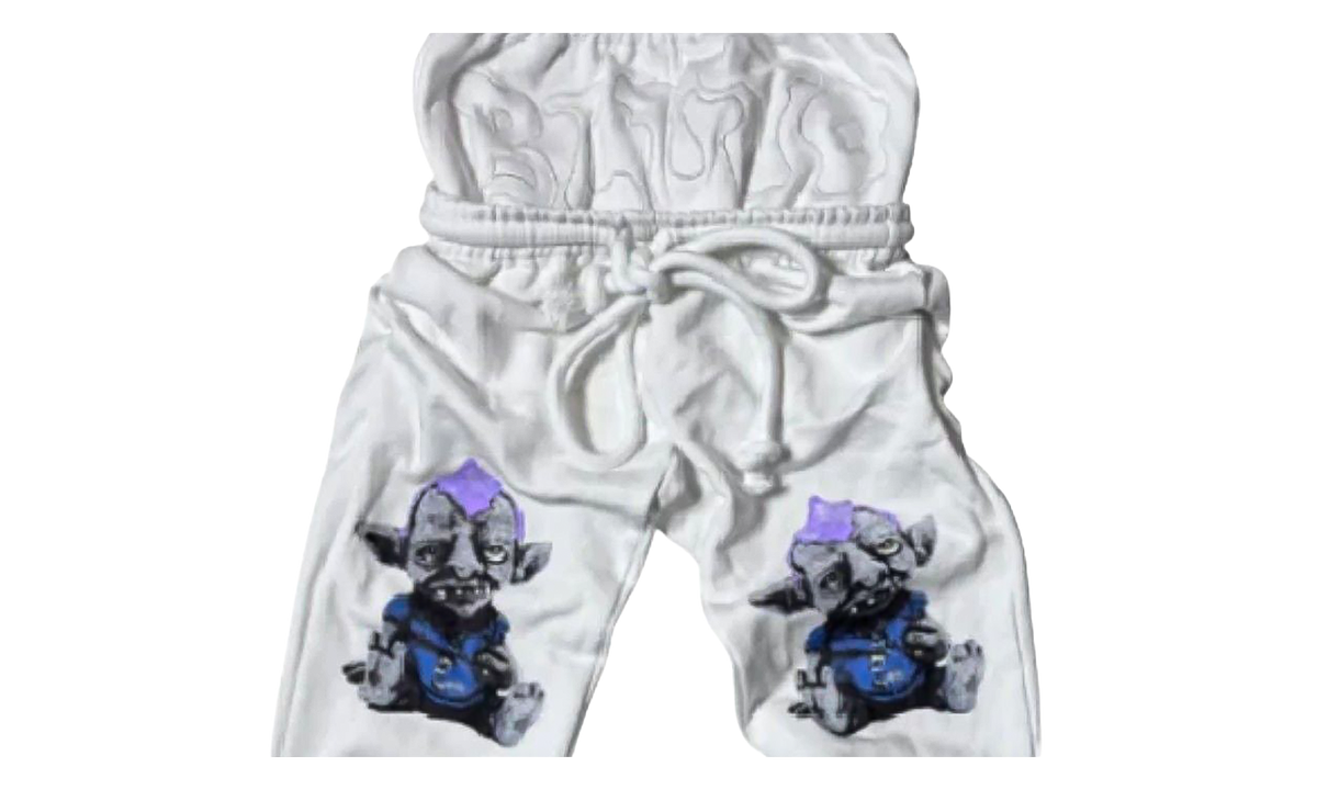 Binky Troll Sagging Sweatpants "White" BS013