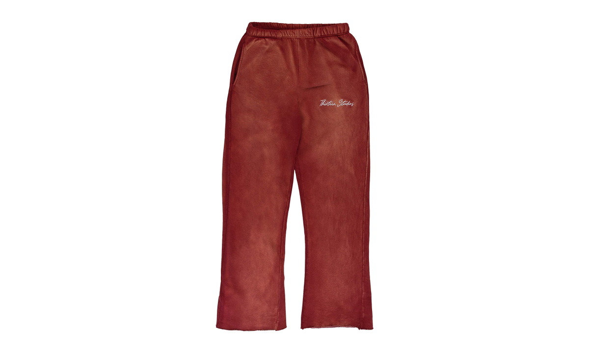 FADED SWEATPANTS "Red" TTS XBTM 0003
