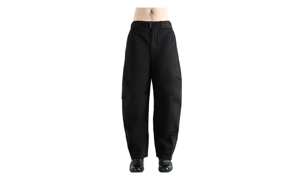twisted belted pants "BLACK" PA326 LD1055 BK999