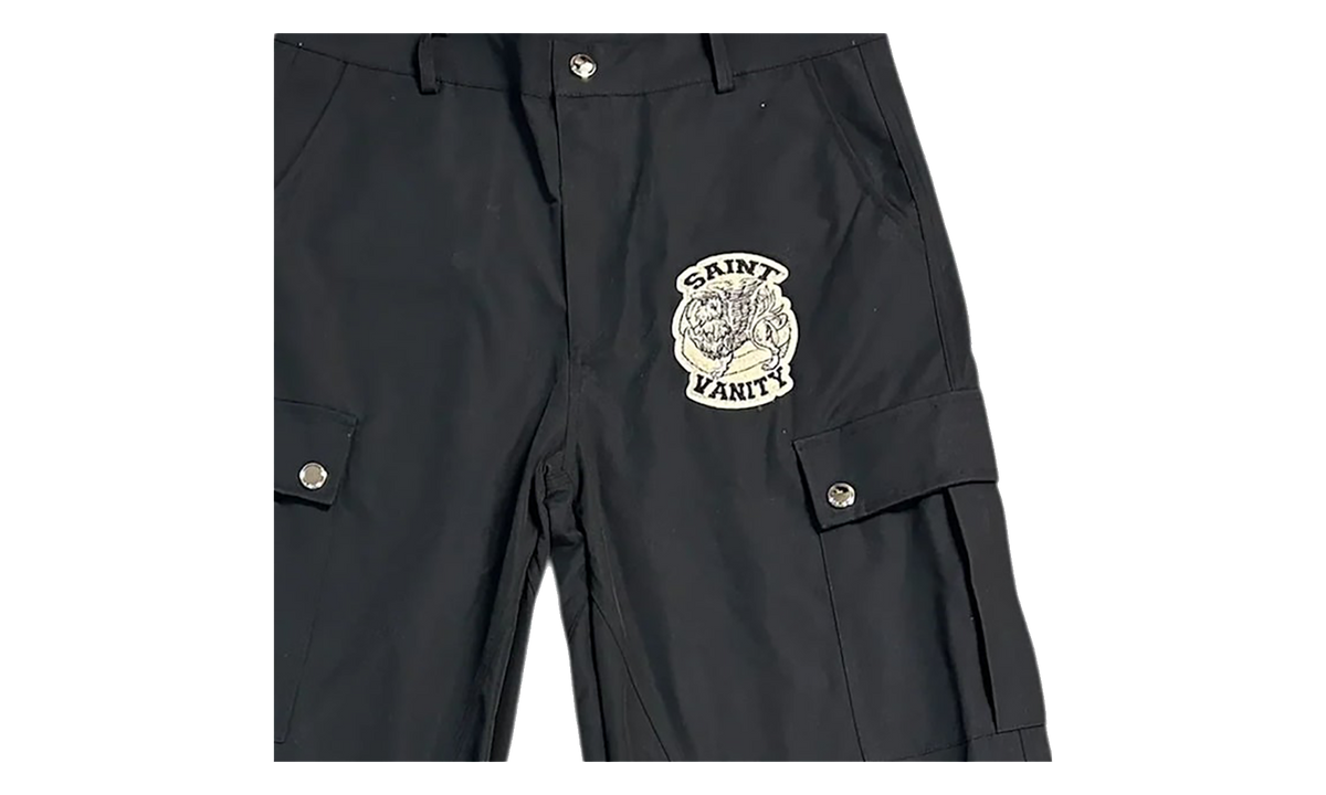 Nylon Cargo Pants "Black" SV004