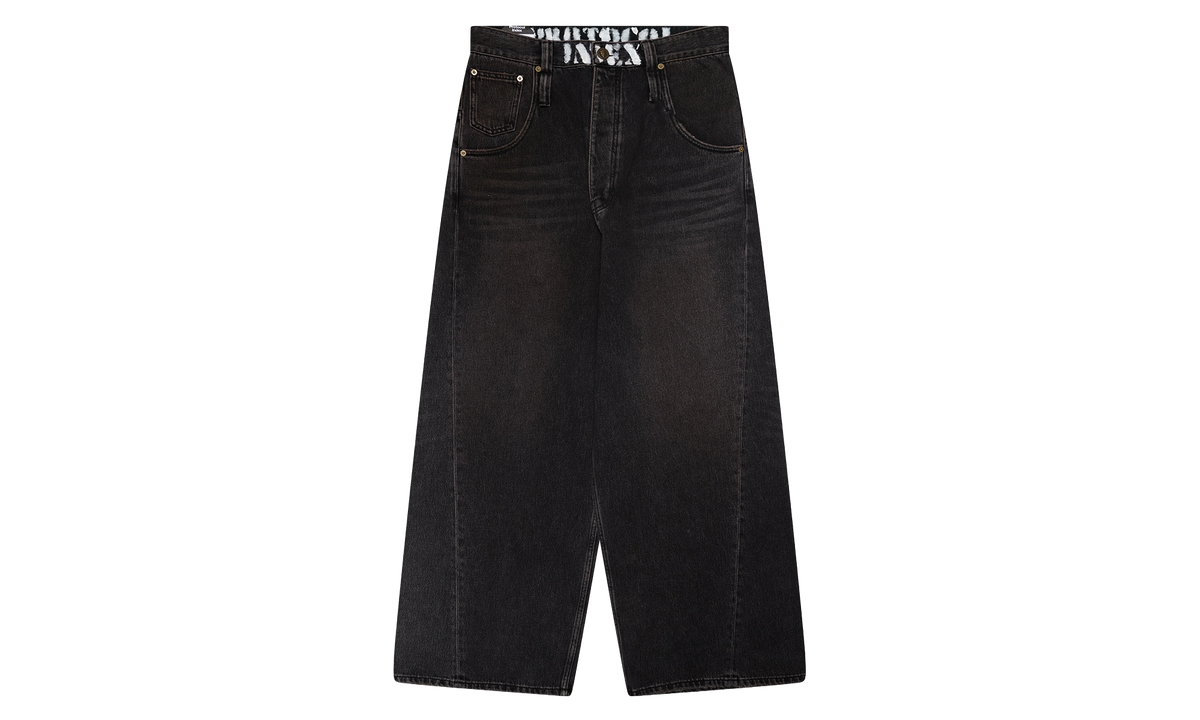 Retro Denim Pants "Black" PI00038