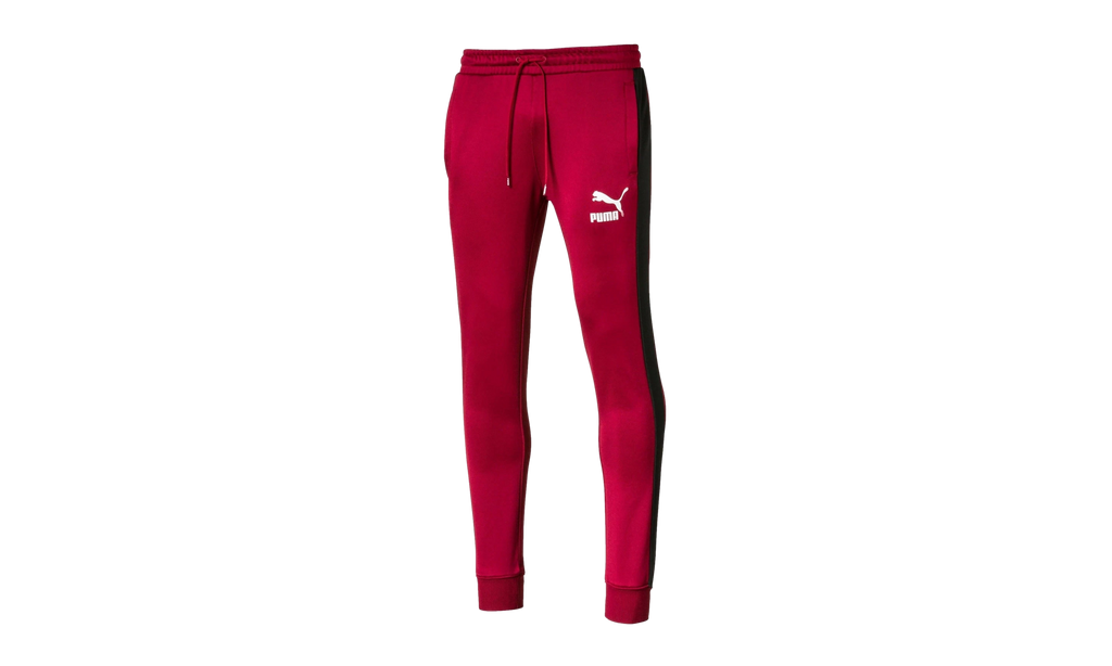 ICONIC T7 CUFF TRACK PANTS "Rhubarb" 595287 27