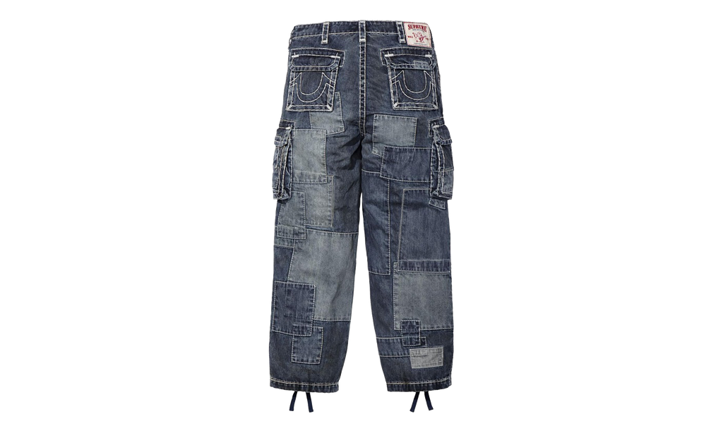 True Religion Patchwork Cargo Pant "FW25 - Dirty Indigo" SU27243
