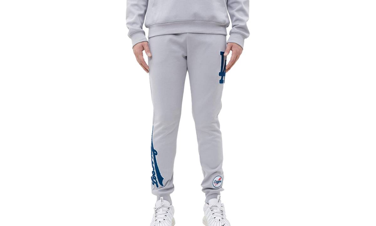 MLB Los Angeles Dodgers Logo Joggers Sweatpants "GREY" LLD431150 GREY