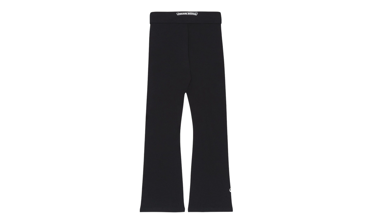 CH Scroll Logo Bell Bottom Yoga Pants "Black / White" CHRM1206
